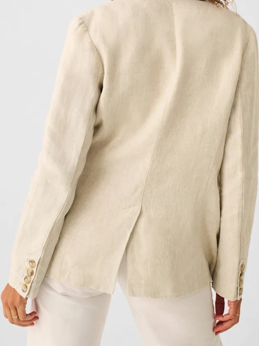 Faherty Weston Linen Blazer - Flax | Size M - Picture 4 of 10